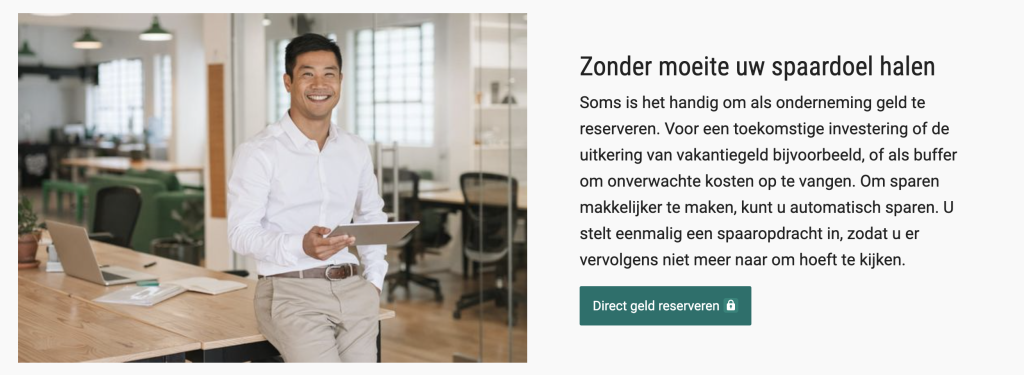 Voordelen ABN AMRO zakelijke spaarrekening